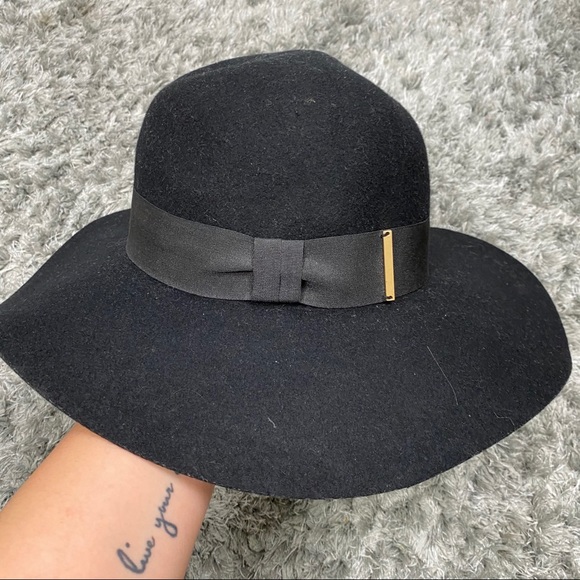 H&M Black Floppy Fedora Boho Festival Hat - Picture 14 of 14